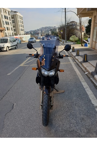 Motocam Kawasaki Kle 500 Ön Cam 2005-2008 Model 58cm Füme Renkli 4mm Uzun