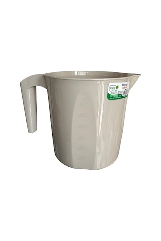 Polytime Plastik Krem Ölçekli Maşrapa - 1.5 Litre Renkli