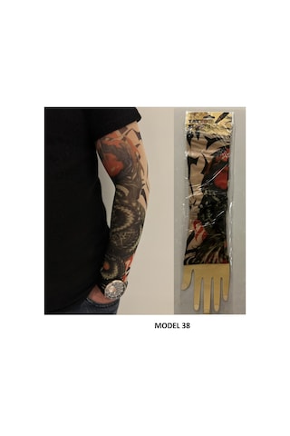Giyilebilir Dövme 3 Çift 6 Adet Kol Çorap Dövmesi Sleeve Tattoo Set26