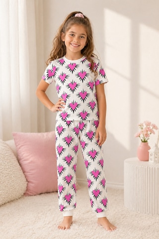 Beniizle Kız Çocuk Pijama Takımı Pembe