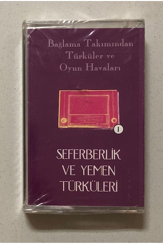 Seferberlik Ve Yemen Türküleri Kaset Jelatininde Sıfır Dönem Baskı