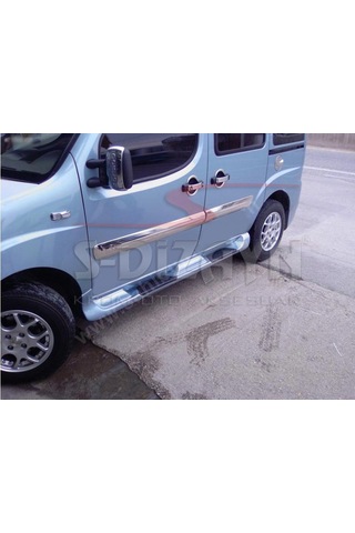 S-Dizayn  Fiat Doblo Krom Yan Kapı Çıtası 4 Prç 2006-2010 Geniş