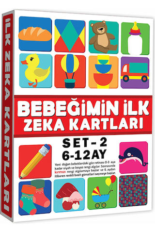 Dıy Toy Eğitici Kartlar 6-12 Ay Erken Eğitim Zeka Kartı
