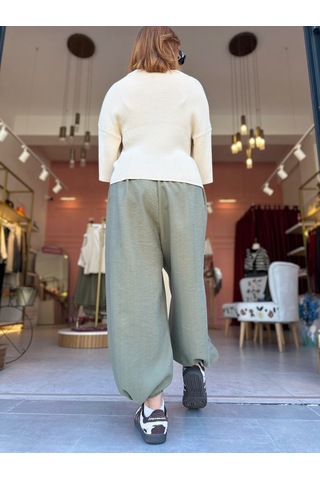 Jasminurgancy Standart Beden Yeşil Pantolon haki