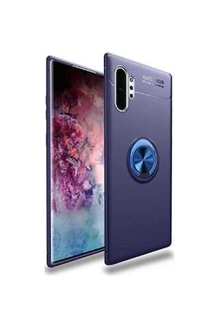 Samsung Galaxy Uyumlu Note 10 Plus Kilif Yüzüklü Tam Korumali Silikon 417329310