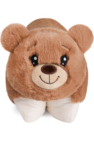 2'si 1 Arada Uyku Arkadaşı Teddy Ayı Oyuncak - Yastık