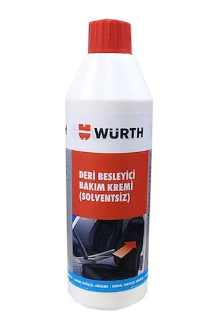 Würth Deri Besleyici Temizleyici Oto Koltuk Bakım Kremi 500 Ml N11.141
