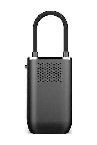 Wezone Siyah Akıllı Kablosuz Araç Hava Pompası - Dijital Göstergeli, Otomatik Duran, 4000mah Pil, Led Işık, Bisiklet/motosiklet Lastikleri İçin