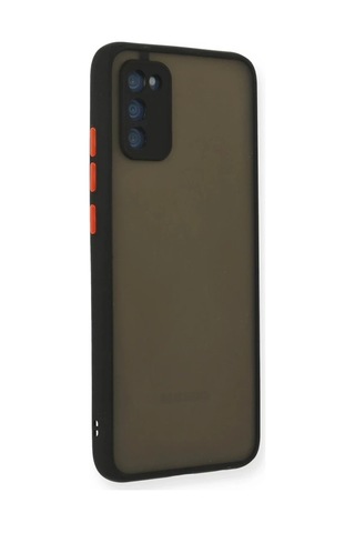 Samsung Galaxy A03s Kılıf Montreal Silikon Kapak - Siyah