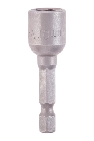 Manyetik Lokma Ucu, 10 Mm, Krom Vanadyum Çelik