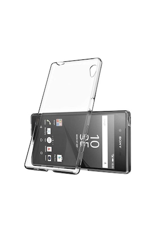Zore Sony Xperia Z5 Premium Kılıf Msra Süper Silikon Kapak - Renksiz Renksiz