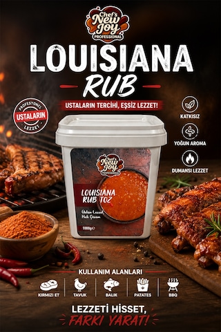 Louisiana Rub 1000g Baharat Karışımı Gurme Lezzet