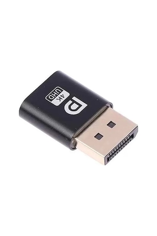 Sh Powermaster Pm-29415 Displayport 4k Uhd Dummy Plug Sanal Monitör Ekran Kartı Emülatörü Najmaddin