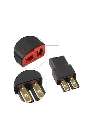 Wozlo Trx Erkek Fiş To T-plug Dişi Konnektör Çevirici Adaptör Lipo Pil