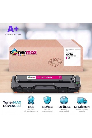 Hp 201x Cf403x Kırmızı Uyumlu Toner A Plus / Color Laserjet Pro M252 / M274 / M277