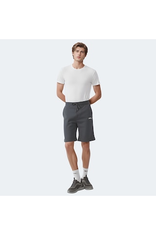 Slazenger VELVELA I Erkek Cepli Koyu Gri Şort