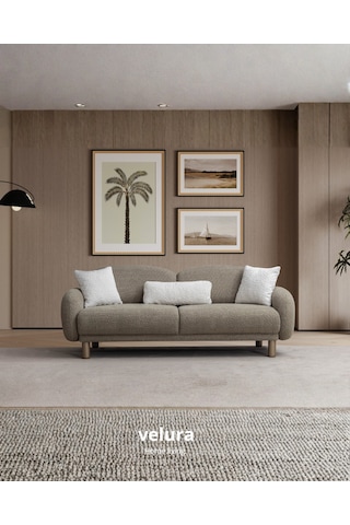 Rolf 3+3+1 Koltuk Takımı & Oturma Grubu Krem