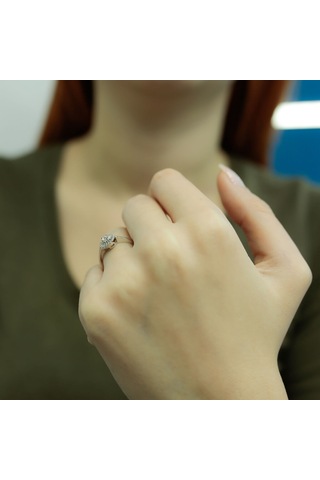 Lova Pırlanta Yuvarlak Yüzük - 1020224