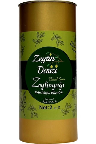 Zeytin Denizi Soğuk Sıkım Naturel Sızma Zeytinyağı 2 L