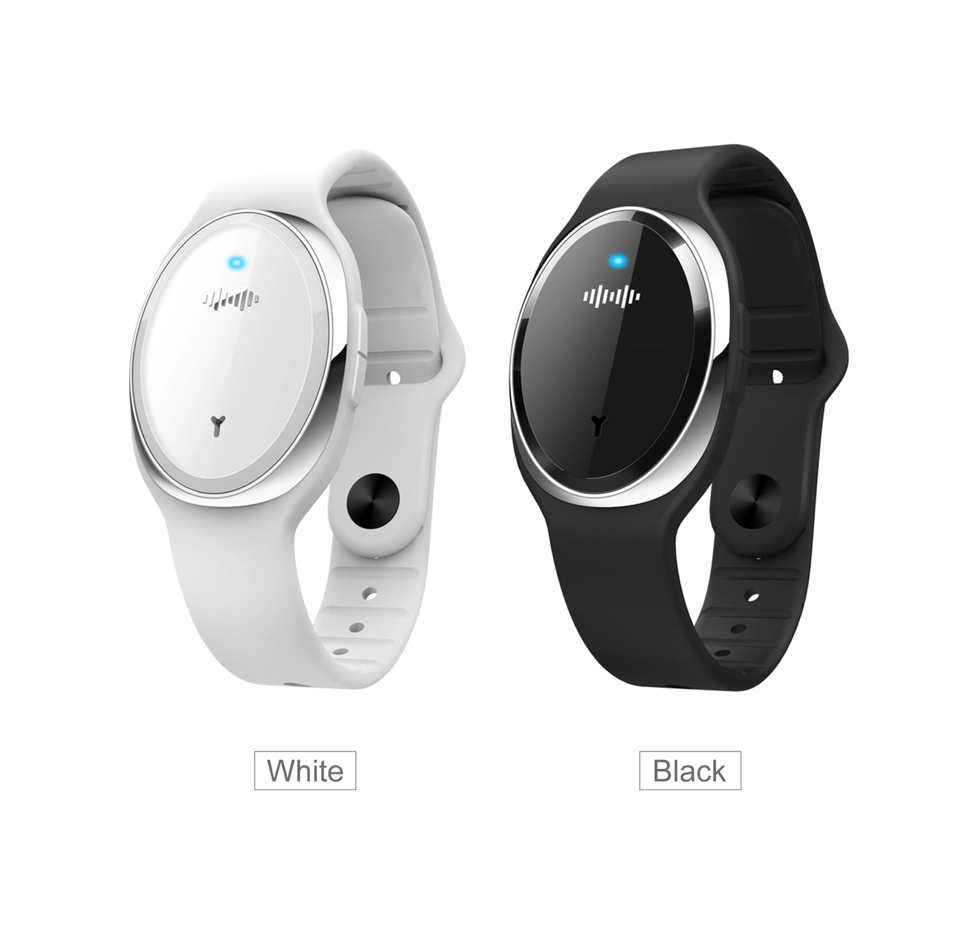 Moveevo Siyah Ultrasonik Entegreli Uygun Boyutlu Elektrikli Mus Derici Bilezik - Ev Ve Dışarıda Kullanım İçin Kimyasal Olmayan Koruma