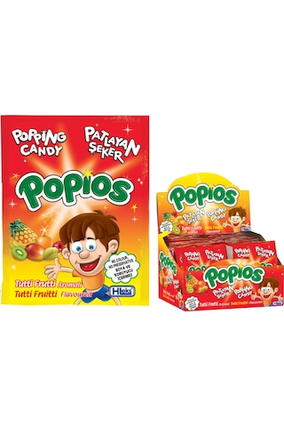Hleks Patlayan Şeker Popios 40 Adet 4 Gr Tutti Frutti