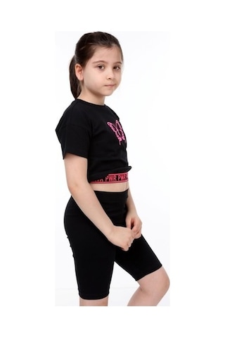 Neslice Kız Çocuk Kelebek Baskılı T-Shirt