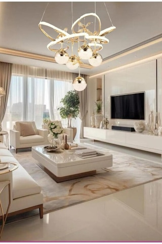 Ey-El Tasarım Modern Sarkıt Led Avize 3 Renk Gold Kaplamalı Gold