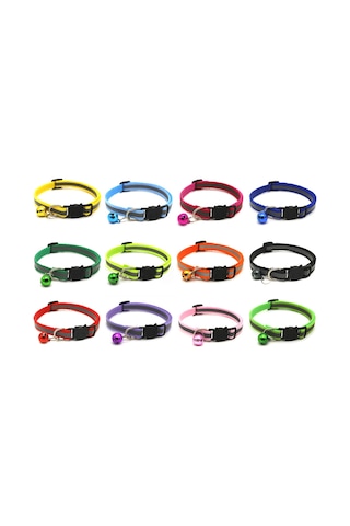 Xindoker Köpek Ve Kedi İçin Aydınlatmalı Nylon Kolyeler - Ayarlanabilir, Çalıklı, Kayıp Olmayan, Tüm Mevsimlerde Kullanıma Uygun, Mor