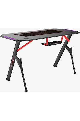 Xdrive Toprak Serisi Profesyonel Rgb Oyuncu Masası 75 x 130 x 60 CM Siyah