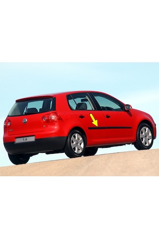 VW Golf 5 MK5 2004-08 Sağ Arka Kapı Bandı Çıtası Kuşağı 1K4853754