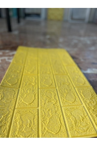 Renkli Duvarlar Kendinden Yapışkanlı 3D Duvar Kağıdı Paneli 70 x 38 Cm