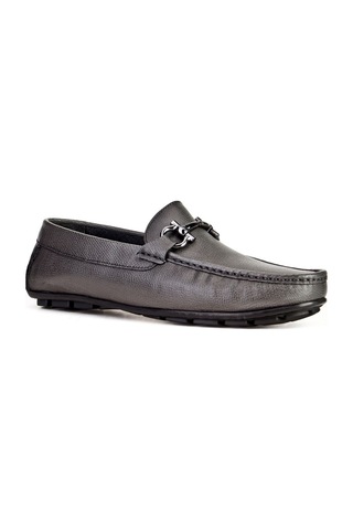 Cabani Hakiki Deri Gri Erkek Loafer Ayakkabı Gri (521641094) Gri