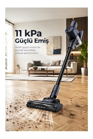 Pirantech ES-98 170 W Kablosuz Dikey Süpürge