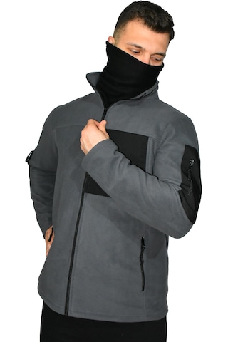Mysia Outdoor Avcı Tipi Polar Mont Kalın Polar, Antrasit Cepli, Termal Outdoor Mont Antrasit