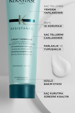 Ciment usure Ve Yıpranmış Saçlar İçin Onarıcı Durulanan Bakım Kremi 200ml