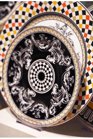 Lucky Art Margery Bone Porselen Barok Desenli 6 Lı Tabak Seti 20 Cm Lyhd 537