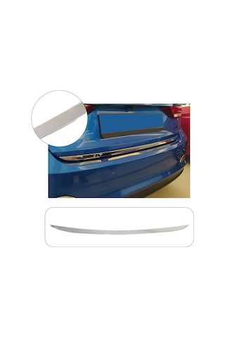 Hyundai Elantra Uyumlu 2011-2015 Krom Bagaj Alt Çıtası Paslanmaz Çelik
