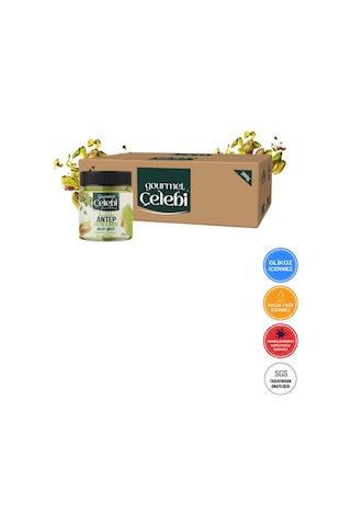 Kahvaltılık Antep Fıstık Ezmesi 200 Gr X 12 Koli