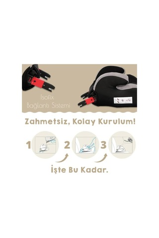 Lorelli Sirius Isofix 15-36 Kg Isofixli Oto Koltuğu Yükseltici