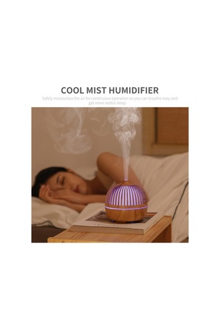 Dancemonkey Usb Güçlü 180ml Esansiyel Yağ Difüzörü, 7 Renk Led Işık, Otomatik Kapanma, Sessiz, Taşınabilir Nemlendirici