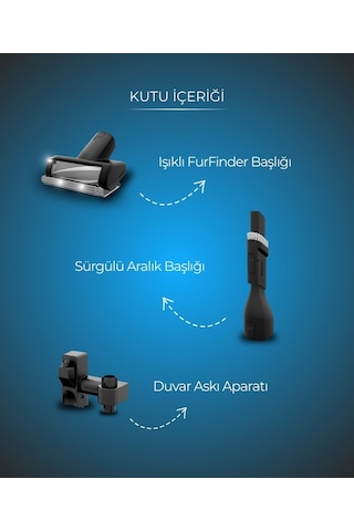 Bissell Furfinder Pro 4092N Kablosuz Dikey Süpürge