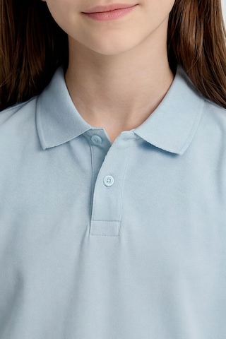 Tommy Life Açık Mavi Polo Yaka Standart Fit Basic Unisex T-shirt - 11330