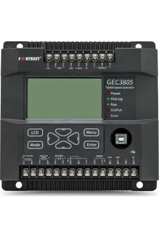 Fortrust Dizel Jeneratör Hız Kontrol Cihazı Dc12v/24v Dijital Governor Lcd Ekran