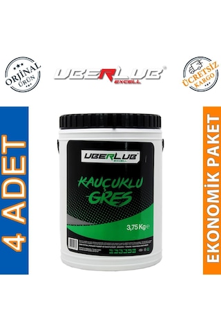 Uberlub Excell Kauçuklu Gres Kalsiyum Sabunlu Gres 4 x 3075 G