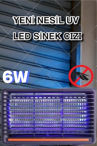 Sinek Kapanı Uv Sinek Tuzağı Füme Kasa Elektrikli Kara Sinek Öldü