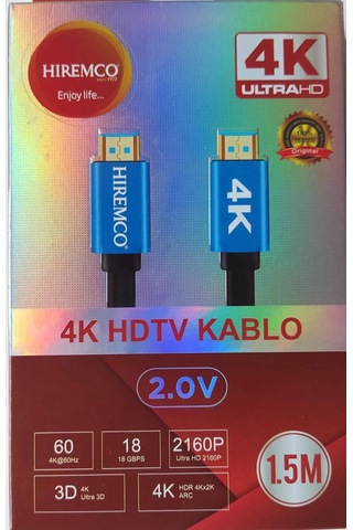 Hıremco Hdmı Kablo 1,5mt 4k 2.0v Ultra Hd