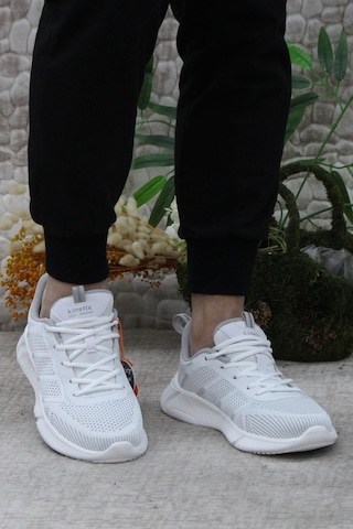 Kinetix Lıster Tx 4Fx Beyaz Gri X-Soft Yumuşak Taban Sneaker Erkek Ayakkabı 001