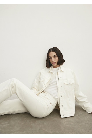 Mavi Luna Beyaz 90s Jean Ceket 1110177 84112 Beyaz