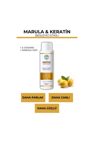Marula & Keratin Besleyici Bakım Şampuanı 400 Ml Tüm Saç Tipleri Marula & Keratin Besleyici Bakım Şampuanı 400 Ml Tüm Saç Tipleri