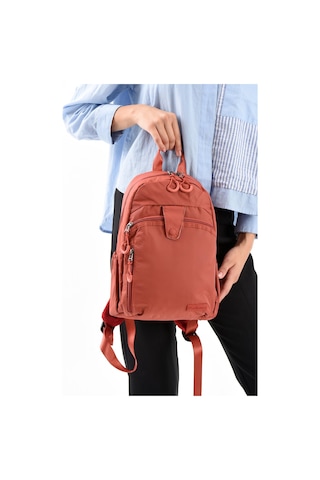 571 Collections Ultra Hafif Şik Ve Su Geçirmez Orta Boy Sırt Çantası Kiremit Model: 571-13-9c Kiremit
